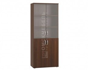 Шкаф для документов со стеклянными дверками Шк38.1 МС Гермес в Ревде - revda.ok-mebel.com | фото